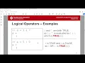 Logical Operators in MATLAB