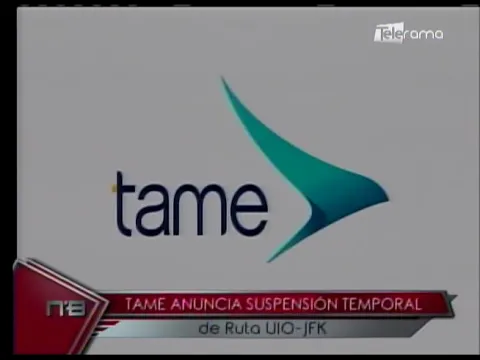 Tame anuncia suspensión temporal de ruta UIO-JFK