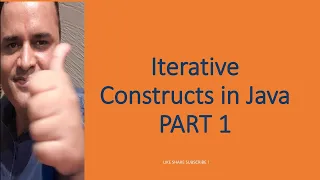 Iterative Constructs In Java part 1 loop for while do while