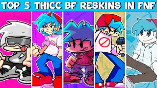 top 5 thicc bf reskins in fnf boyfriend reskins in friday night funkin 