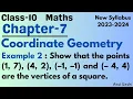 Example-2 Class 10 Maths Chapter-7 Coordinate Geometry New syllabus 2023-2024
