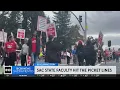 Sacramento State faculty hit the picket lines as they seek salary raise