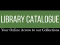Online Catalogue Tutorial - Marathon Public Library