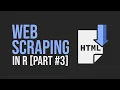 Web Scrape Multiple Pages with Loops - Web Scraping in R Part 3
