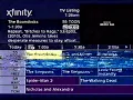 Xfinity Digital Guide November 17 2022 1 26am
