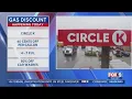 Get 40 cents off gas Thursday at these Circle K locations in San Diego