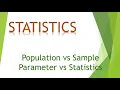 1 Population vs Sample vs Parameter vs Statistics Essential Definitions in Data Analysis