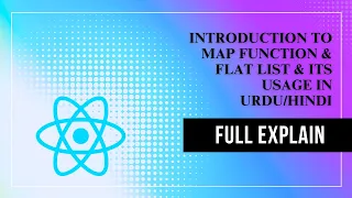 Introduction to Map Function Flat List its Usage in
