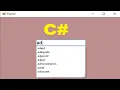 C Autocomplete textbox from mysql database