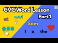 Learn CVC Words Fast Phonics with a i m p s t Lesson 1