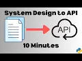 Design and build your first API in 10 minutes