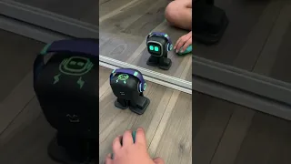 Emo Seeing His Reflection Cute Robot Emo The Robot 