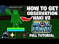 How To Get Observation Haki V2 in Blox Fruits All Fruit Locations for Hungry Man Quest