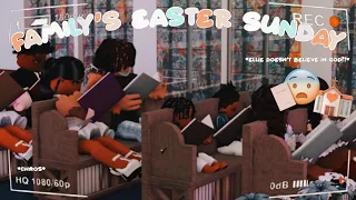 Download FAMILY EASTER SUNDAY! *chaos!* Roblox Bloxburg Roleplay! Easter Egg Hunt on @NicholeRobinson123 ! 🐰🧺 MP3