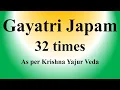Download Lagu Gayatri Mantra Japam | 32 times | As per Krishna Yajur Veda | Sri K. Suresh