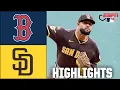 San Diego Padres vs Boston Red Sox Full Game Highlights ESPN MLB