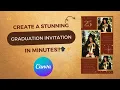 How to Create a Digital Graduation Invitation in Canva Easy Customizable