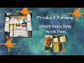 Review of Utrecht Heavy Body Acrylics
