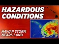 Hawaii Storm Lala approaching Hawaii