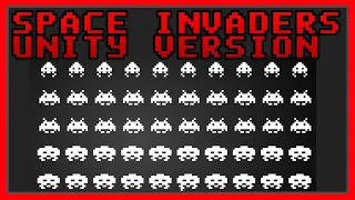 Remaking SPACE INVADERS but cheaper in Unity