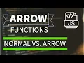 Arrow Functions In Javascript - Explained Hindi