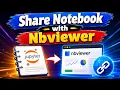 How to Share Jupyter Notebook with nbviewer Easy Jupyter Notebook Sharing Tutorial