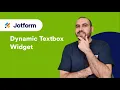 How to Use Jotform s Dynamic Textbox Widget