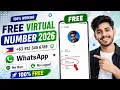 Free virtual WhatsApp number How to create a fake WhatsApp 2026 Fake WhatsApp virtual number