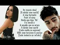 Download Lagu ZAYN, Becky G - Un mundo ideal (Lyrics) (Versión Créditos) (De \