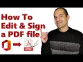 How to edit sign a PDF file