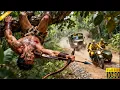 Lagu 2025 Action Hit: The strongest hunter crosses the jungle on foot and eliminates 1,000 invaders
