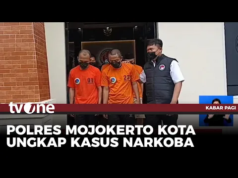 Polisi Ringkus 8 Tersangka Kasus Narkoba di Mojokerto