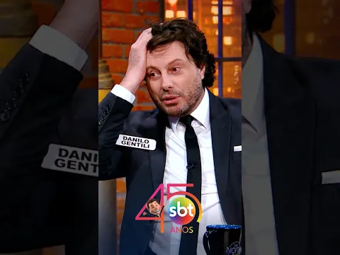 O áudio secreto foi revelado 🔓😯 #humor #danilogentili #thenoite #sbt