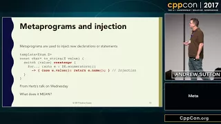 CppCon 2017 Andrew Sutton Meta