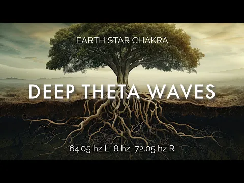 Download MP3 Unlock Earth Star Chakra 🎧 Pure Tone Theta Waves Binaural Kaleidoscope