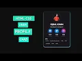 How To Make Profile Card Using HTML and CSS User Profile Page Design with HTML CSS