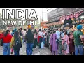 Lagu Walking in New Delhi 2026 🇮🇳 | Lajpat Nagar Market Crowd \u0026 Street Life (4K Walking Tour)