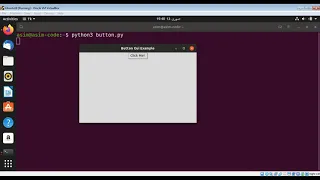 How to create Tkinter GUI app with Button in Python