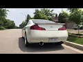 Infiniti G35 Z1 single exit exhaust Z1 test pipes