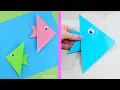 Super Simple Origami Fish - Origami for Kids YT