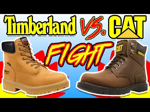 Download MP3 Best Budget Work Boot - Timberland Pro VS CAT - (CUT IN HALF)