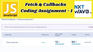 Fetch Callbacks Coding Assignment 1 - Answers JavaScript NxtWave CCBP 4 0