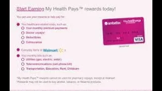Your Ambetter Reward Card Sign up