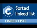 Sorted linked list