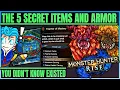 5 Secret Armor Pieces Items You Don t Know About in Rise - Hidden Equipment