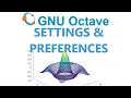 GNU Octave Settings Preferences