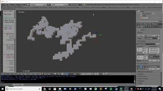 How to build a 3D procedural level generator in Blender using a random walk algorithm in Python