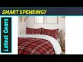 Ambesonne Plaid Duvet Cover Bold Style Cozy Comfort