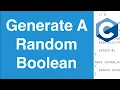 Generate A Random Boolean C Programming Example
