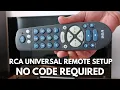 How to set up a universal TV remote without codes easy remote